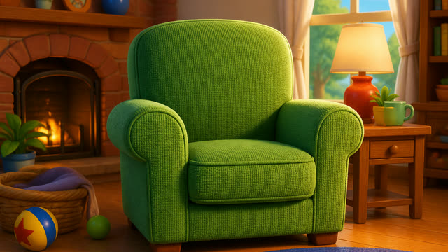 Scene 1 - Behind the Big Green Chair