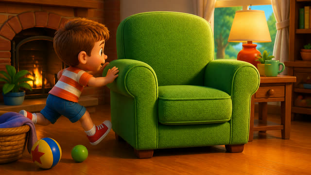 Scene 3 - Behind the Big Green Chair