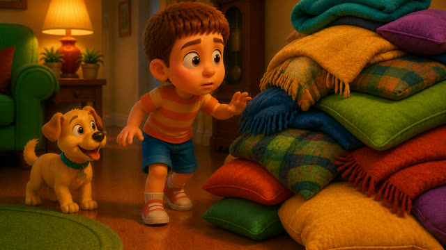 Scene 23 - Behind the Big Green Chair