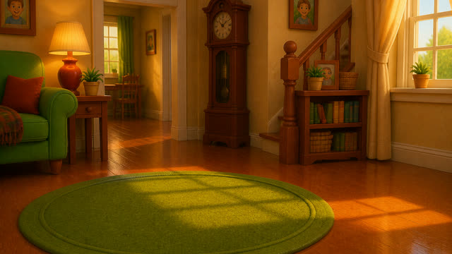Scene 27 - Behind the Big Green Chair