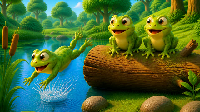Scene 14 - Five Little Speckled Frogs Fisher-Price
