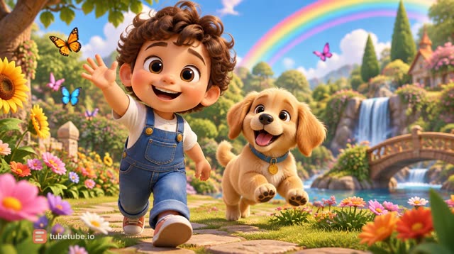 Scene 1 - Baby Leo and the Magic Rainbow