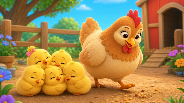 Scene 3 - Los Pollitos Dicen | Canción Infantil