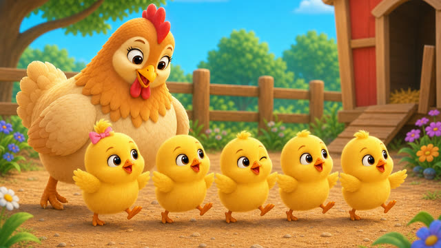 Scene 6 - Los Pollitos Dicen | Canción Infantil