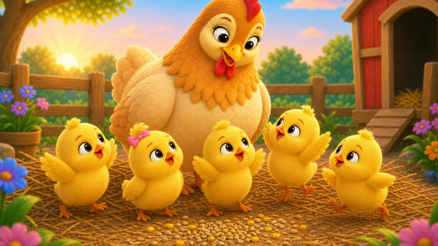 Scene 11 - Los Pollitos Dicen | Canción Infantil