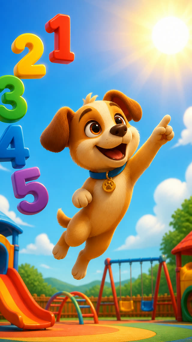 Scene 1 - Count to 5 with Puppy