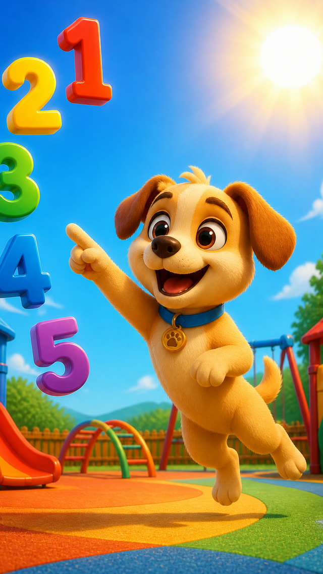Scene 3 - Count to 5 with Puppy