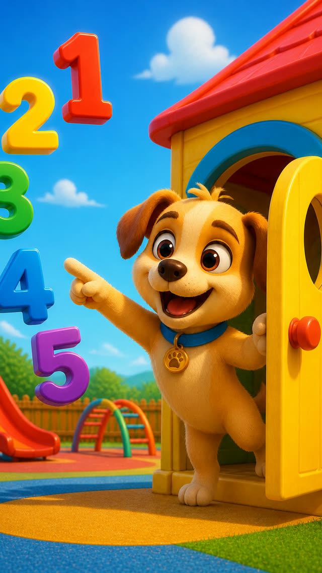 Scene 5 - Count to 5 with Puppy