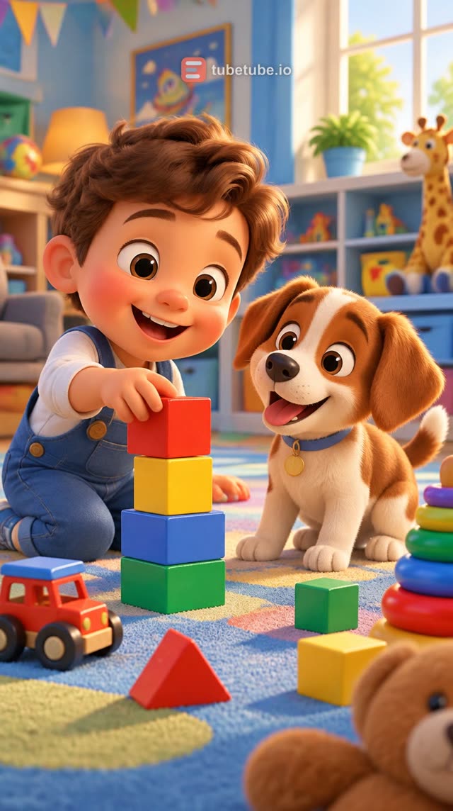 Scene 1 - The magic rainbow shapes