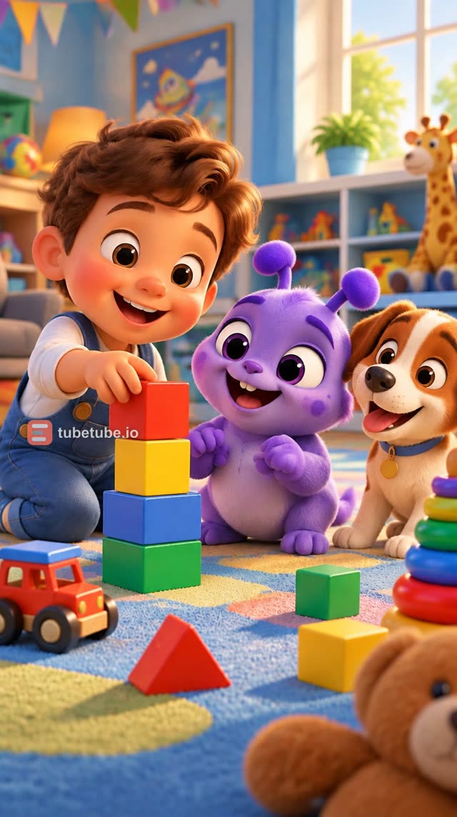 Scene 2 - The magic rainbow shapes