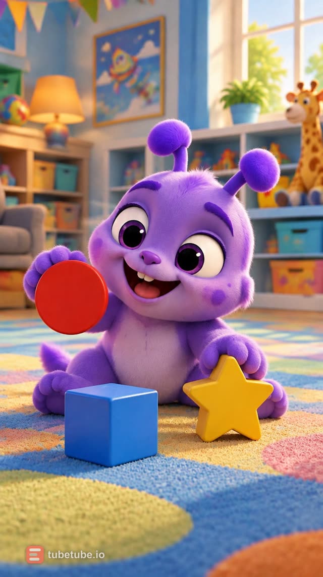 Scene 3 - The magic rainbow shapes