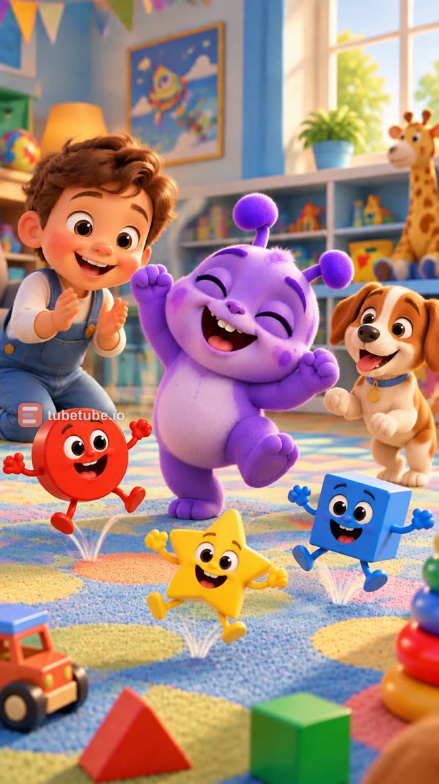Scene 6 - The magic rainbow shapes