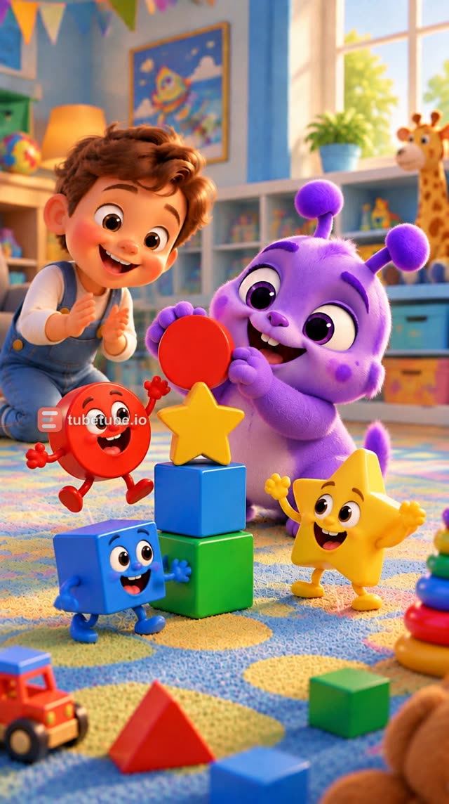 Scene 8 - The magic rainbow shapes
