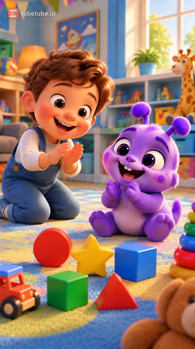 Scene 9 - The magic rainbow shapes