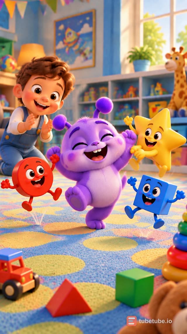 Scene 10 - The magic rainbow shapes