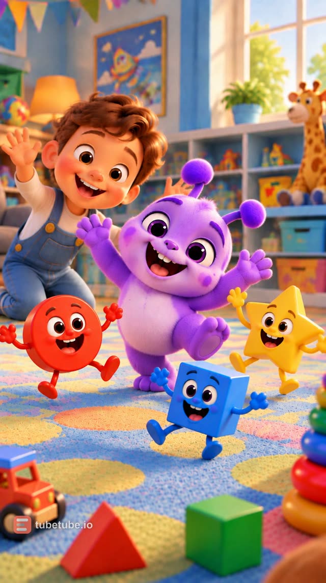 Scene 11 - The magic rainbow shapes
