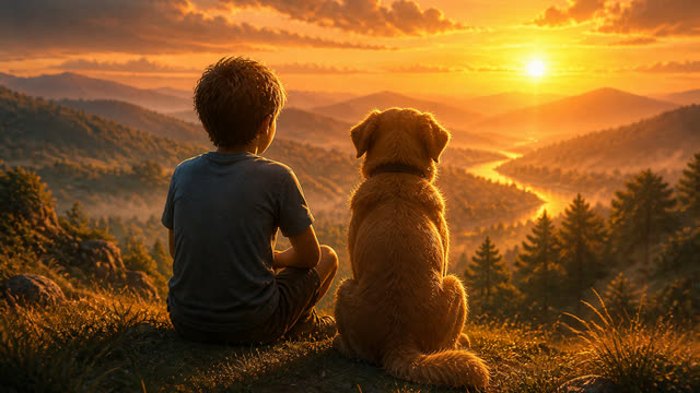 Scene 4 - Boy and dog