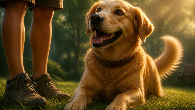 Scene 5 - Boy and dog