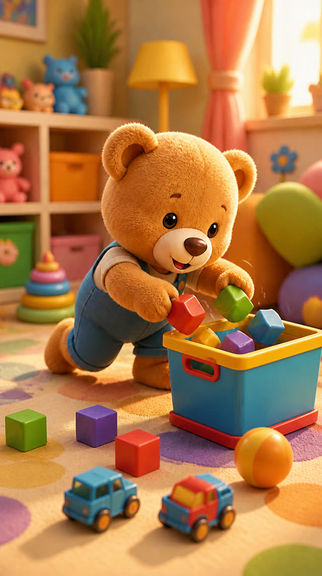Scene 2 - Teddy Bear’s Tidy-Up Beat!