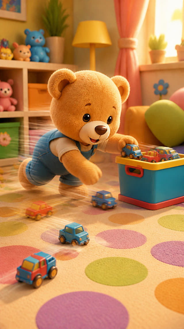 Scene 3 - Teddy Bear’s Tidy-Up Beat!