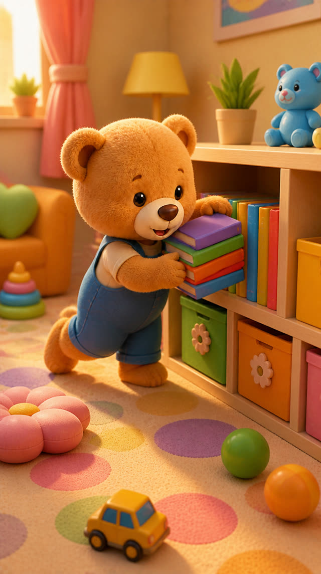 Scene 5 - Teddy Bear’s Tidy-Up Beat!