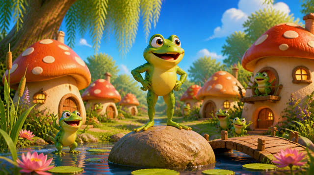 Scene 5 - jump jump little frog