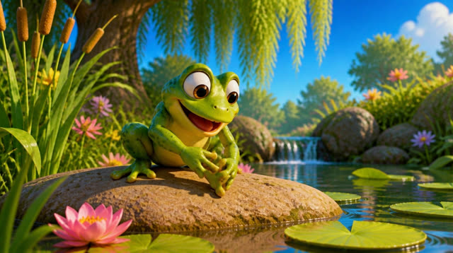 Scene 7 - jump jump little frog