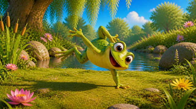 Scene 10 - jump jump little frog