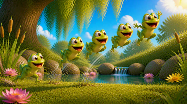 Scene 17 - jump jump little frog