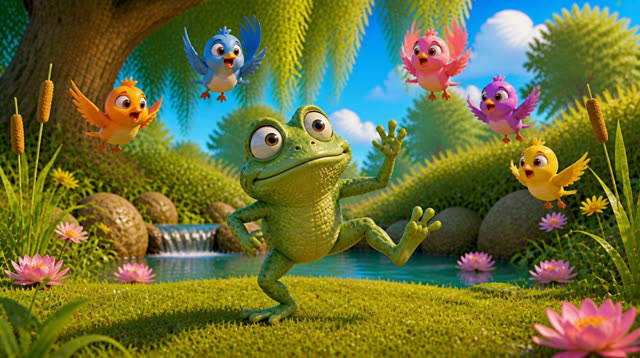 Scene 18 - jump jump little frog