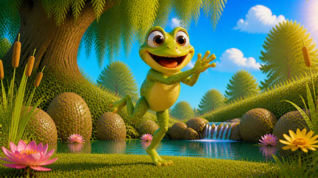 Scene 20 - jump jump little frog