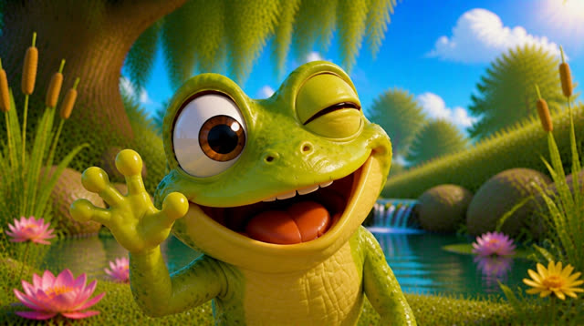 Scene 21 - jump jump little frog