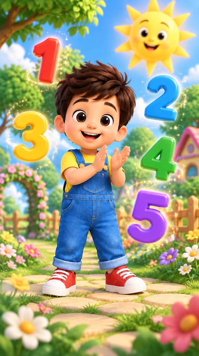 Scene 1 - Count 1 to 10 with Aveer! | Fun Counting Song for Kids