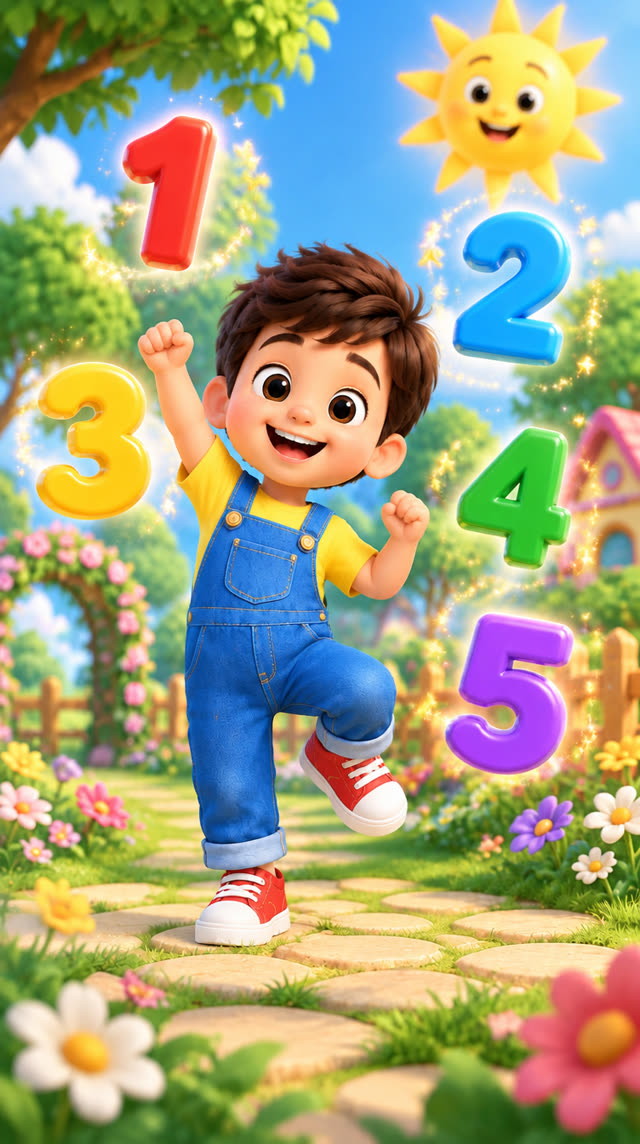 Scene 2 - Count 1 to 10 with Aveer! | Fun Counting Song for Kids