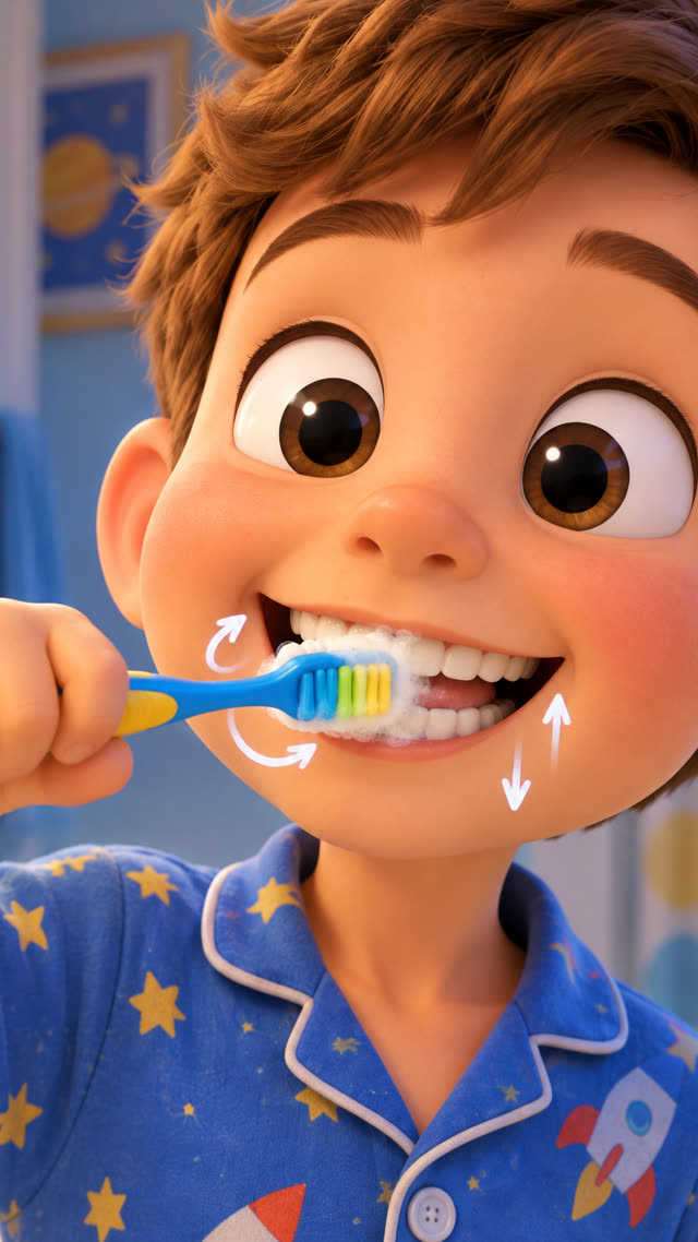 Scene 3 - Brush! Brush! Brush! 🪥 | Fun Tooth Brushing Song for Kids