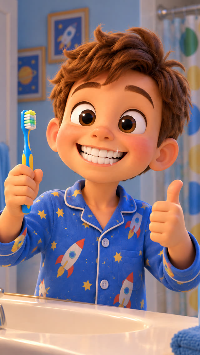 Scene 4 - Brush! Brush! Brush! 🪥 | Fun Tooth Brushing Song for Kids