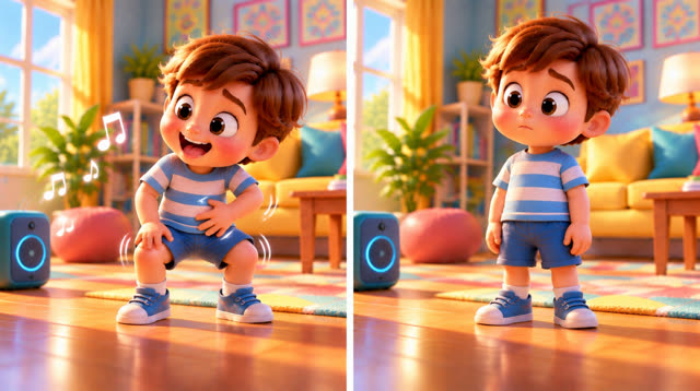 Scene 11 - Freeze, Wiggle, Go!
