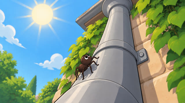 Scene 3 - The Brave Itsy Bitsy Spider