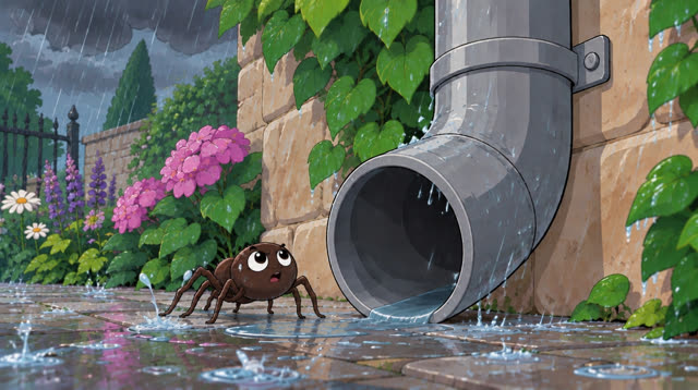 Scene 6 - The Brave Itsy Bitsy Spider