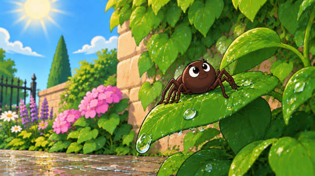 Scene 10 - The Brave Itsy Bitsy Spider