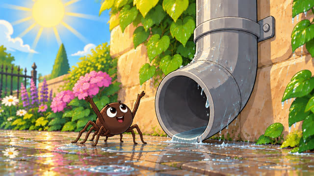 Scene 11 - The Brave Itsy Bitsy Spider