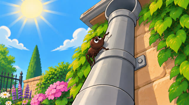 Scene 12 - The Brave Itsy Bitsy Spider