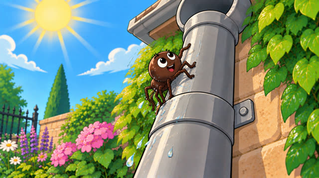 Scene 14 - The Brave Itsy Bitsy Spider