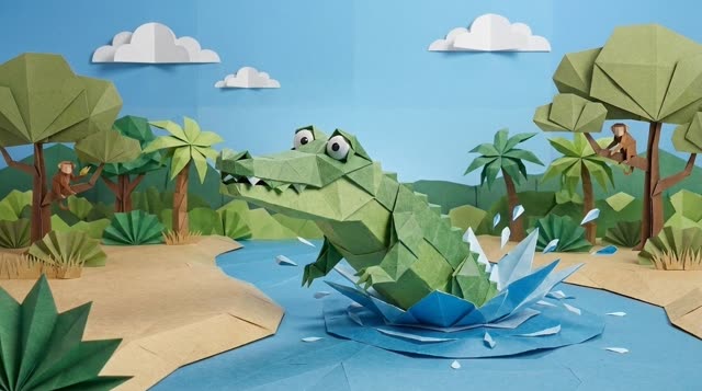 Scene 24 - Ah les Crocodiles