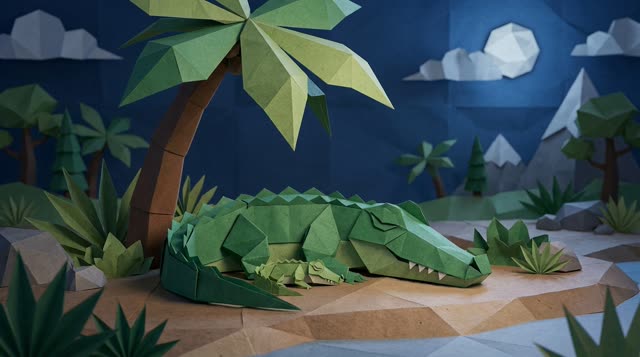 Scene 31 - Ah les Crocodiles