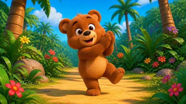 Scene 2 - Teddy Bear's Jungle Dance