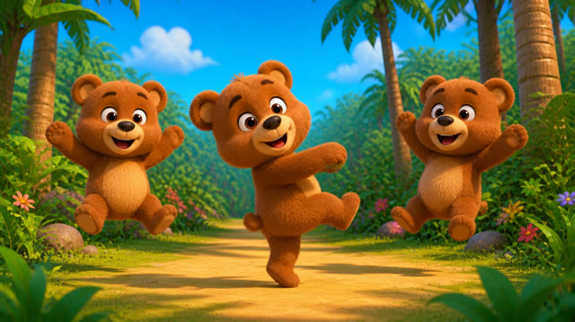 Scene 3 - Teddy Bear's Jungle Dance