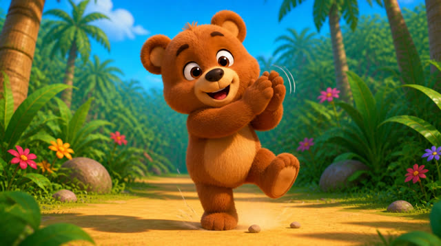 Scene 4 - Teddy Bear's Jungle Dance