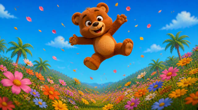 Scene 12 - Teddy Bear's Jungle Dance