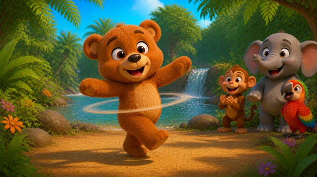 Scene 15 - Teddy Bear's Jungle Dance